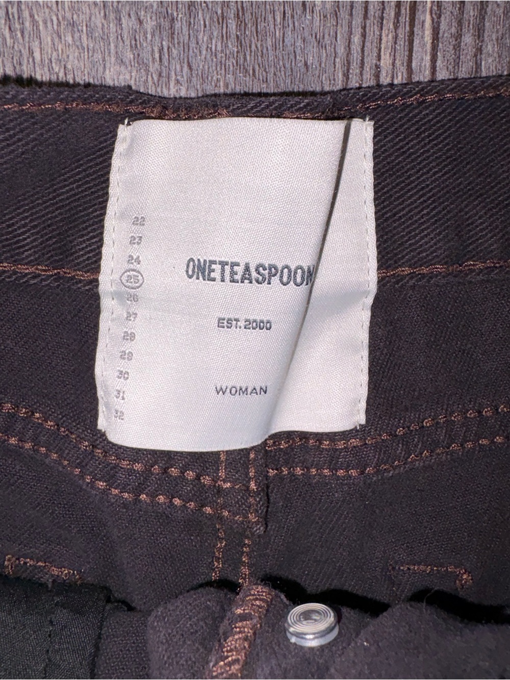OneTeaspoon Low Waist Bonita Black Distressed Frayed Denim Shorts Size - Picture 6 of 7